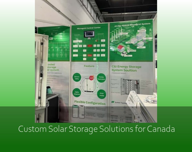 Custom Solar Storage Solutions for Canada